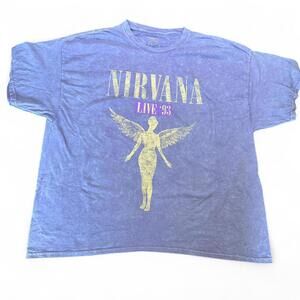 NIRVANA LIVE '93 graphic tee, size 3X.